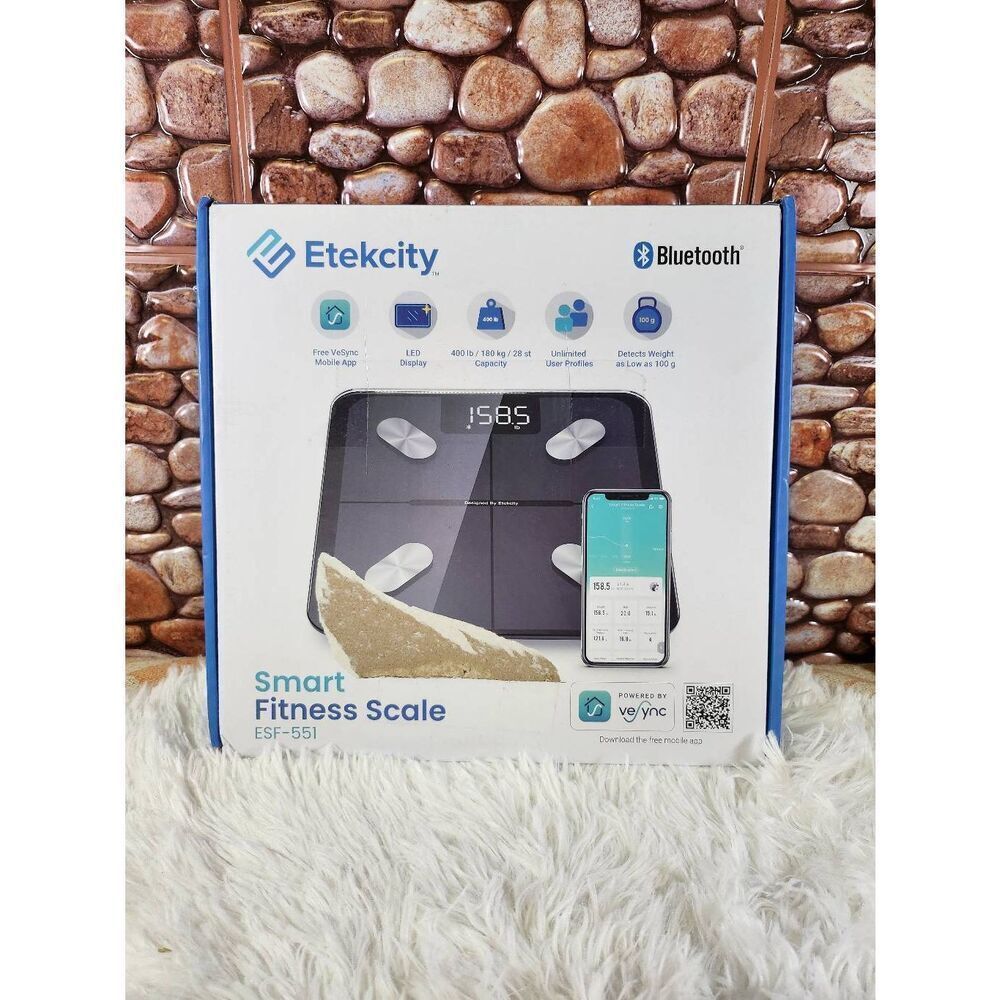 Etekcity Smart Fitness Scale Fit ESF-551 Bluetooth Compatible #B10